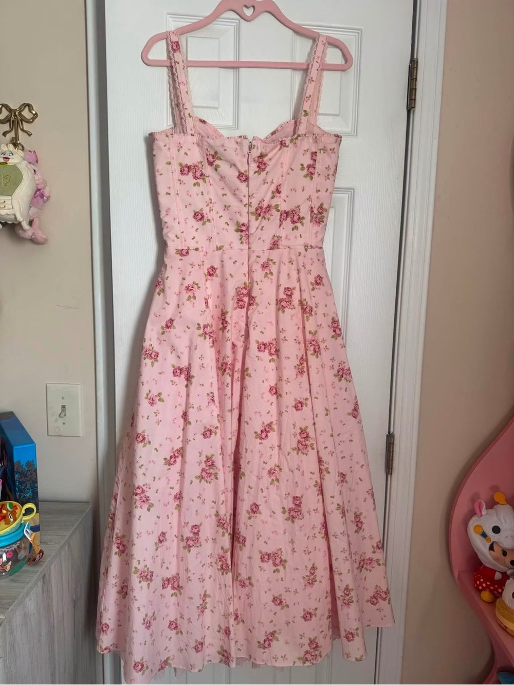 House of CB Rosalee Dress in Vintage Rose - Picture 3 of 5